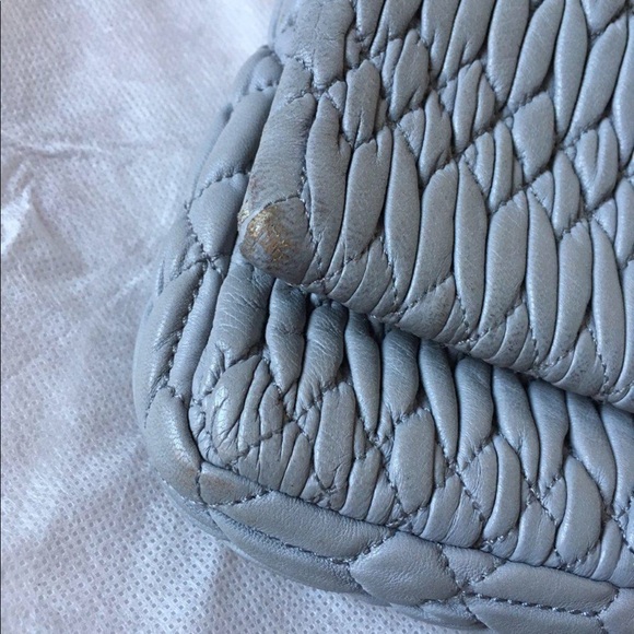 Miu Miu Matelassé Embellished Strap Shoulder Bag - Picture 2 of 2